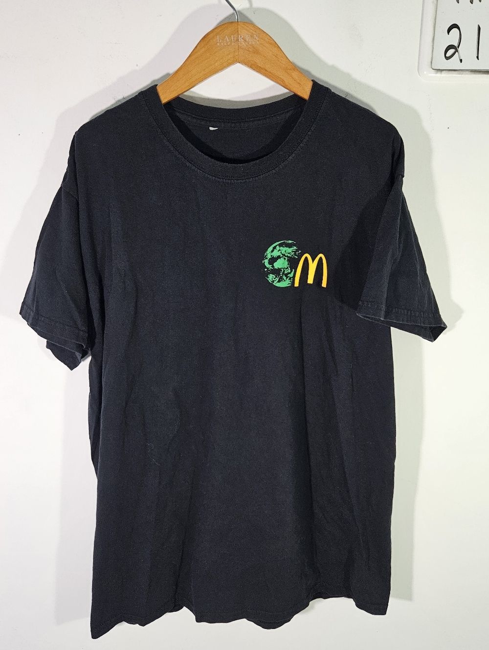 RARE Limited The Kid LAROI x McDonald's Maccas Order Black Graphic T-Shirt!